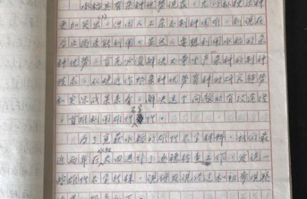 袁隆平論文的原始手稿寫了啥？