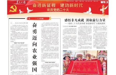 夯根基、補(bǔ)短板、鑄重器 奮勇邁向農(nóng)業(yè)強(qiáng)國