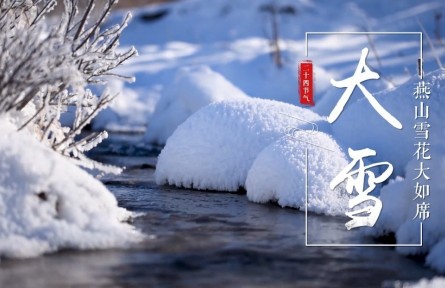 大雪，燕山雪花大如席